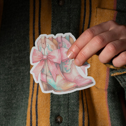 PINK VINTAGE COWGIRL SHOE