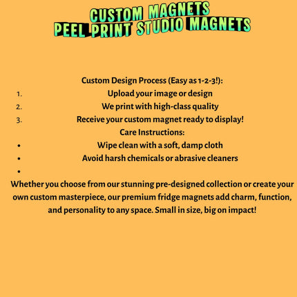 Custom Photo Fridge Magnet 2x2
