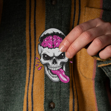 SKELETON WITH PINK