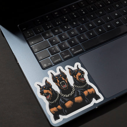 ANGRY DOBERMAN DOG