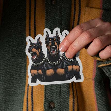 ANGRY DOBERMAN DOG