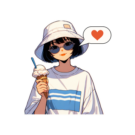 GIRL WITH ICECREAM