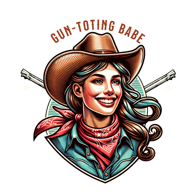 GUN -TOTING BABE