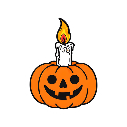 PUMPKIN WTH CANDLE
