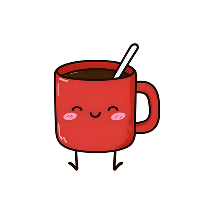 CARTOON COFFEE  MUG