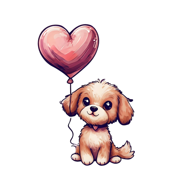 DOG WITH HEART