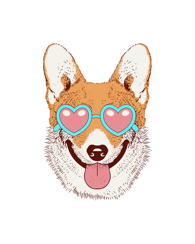 SMILING HUSKY DOG