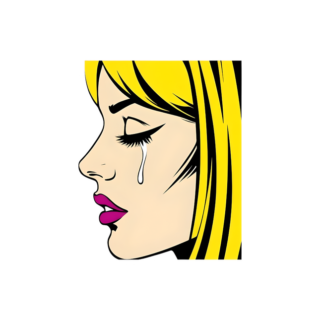 GIRL WITH TEAR