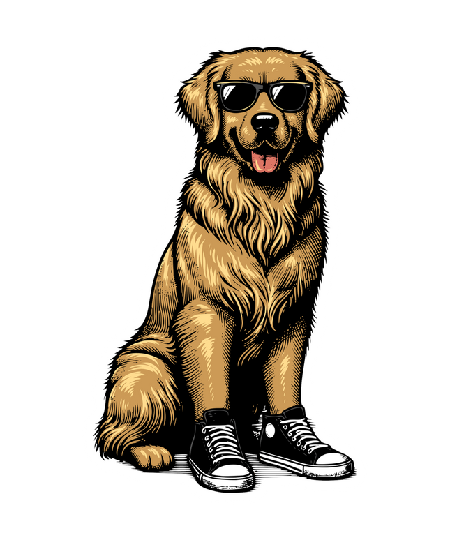 FUNKY RETRIEVER DOG