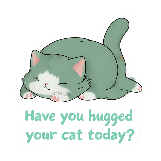 HAVE U HUGGED UR CAT