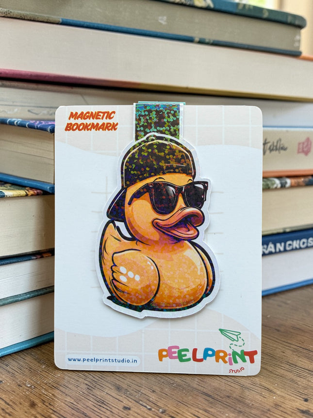 DUCK IN  YELLOW BOOKMARK
