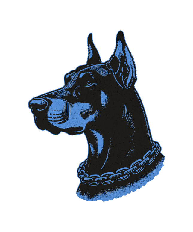 SERIOUS DOBERMAN DOG