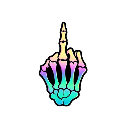 SKELETON MIDDLE FINGER