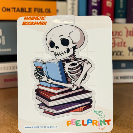 SKELETON READING BOOK
